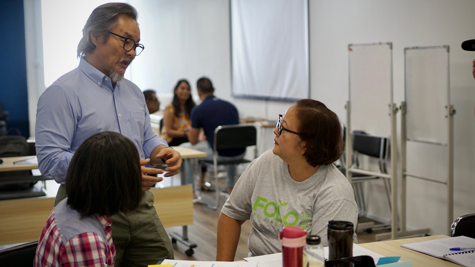 Community members learning and growing together
